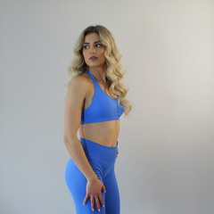 BLISSFUL SCULPT SPORTS BRA - Color: Sapphire