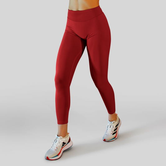 BLISSFUL SCULPT LEGGINGS - Color: Crimson Berry