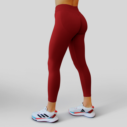 BLISSFUL SCULPT LEGGINGS - Color: Crimson Berry
