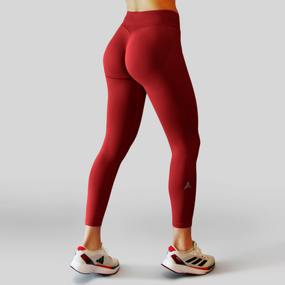 BLISSFUL SCULPT LEGGINGS - Color: Crimson Berry