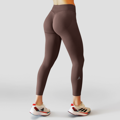 BLISSFUL SCULPT LEGGINGS - Color: Earthy Cocoa