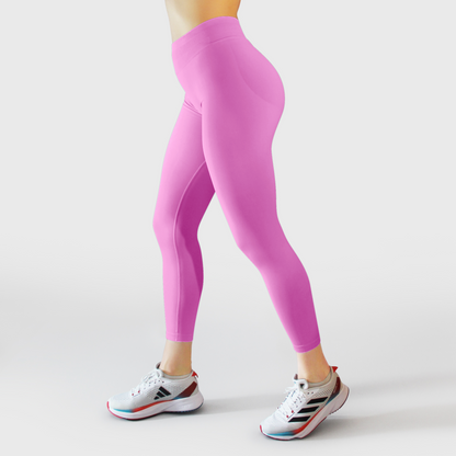 BLISSFUL SCULPT LEGGINGS - Color: Pink Crush